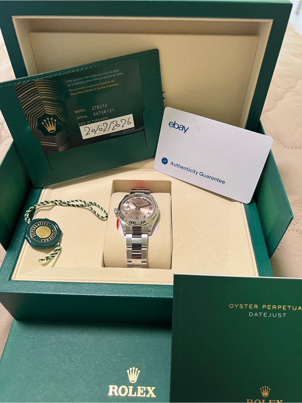 New Rolex Datejust Silver for women - Picture 7 of 8